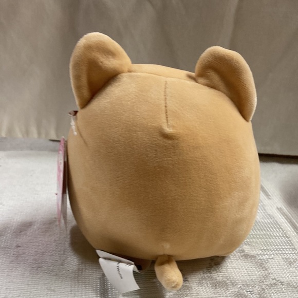 New Squishmallows Angie the Shiba Inu Dog Plush with Hearts on Her 5.5” NWT - Picture 2 of 8